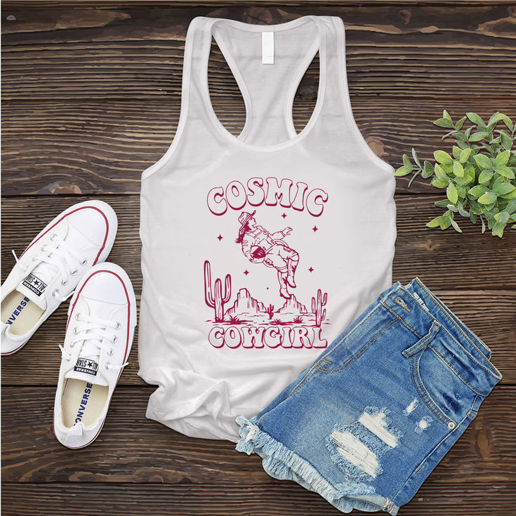 Astronaut Cosmic Cowgirl Women's Tank Top's Image