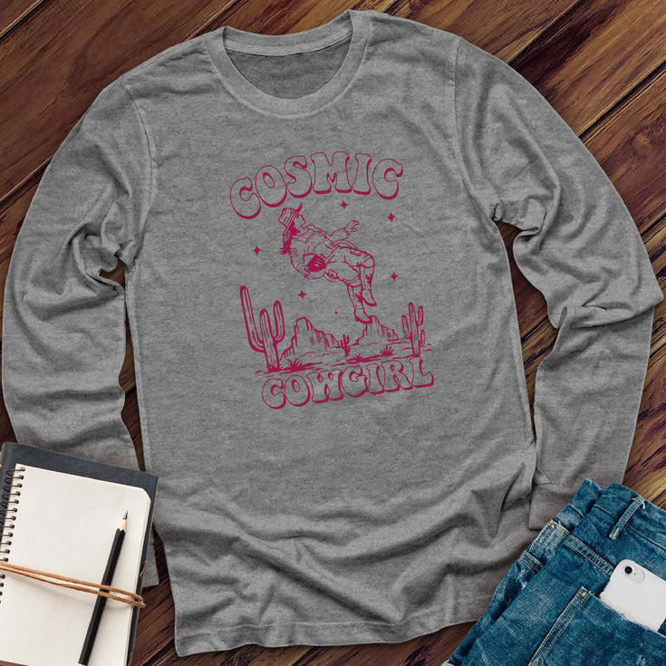 Astronaut Cosmic Cowgirl Long Sleeve's Image