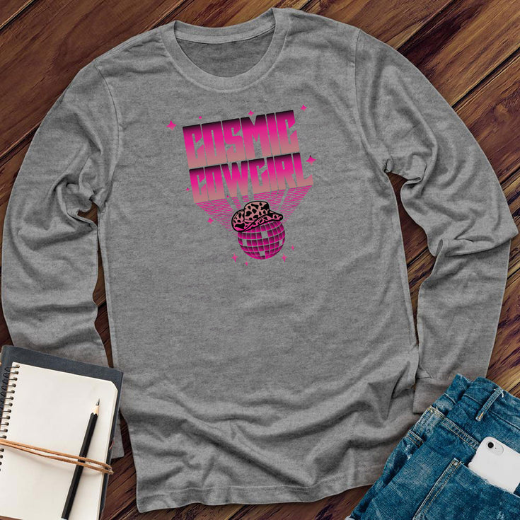Cosmic Cowgirl Disco Ball Long Sleeve's Image