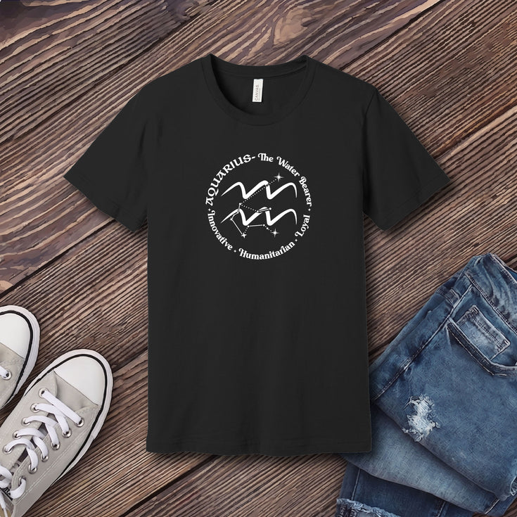 Aquarius All In A Circle T-Shirt's Image