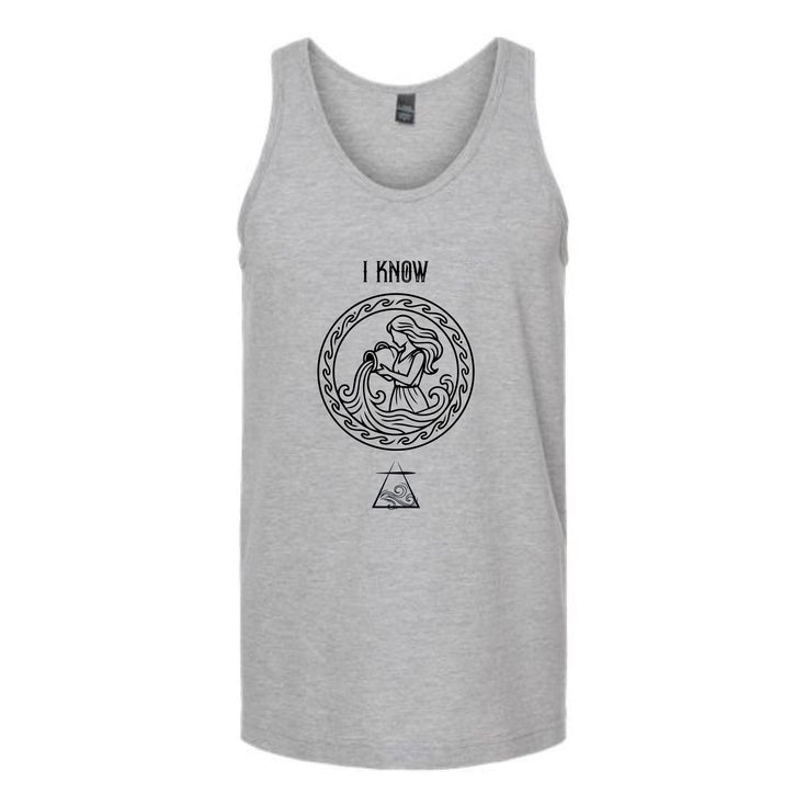 Aquarius Motto Unisex Tank Top's Image