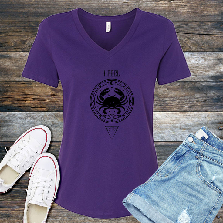 Cancer Motto V-Neck's Image
