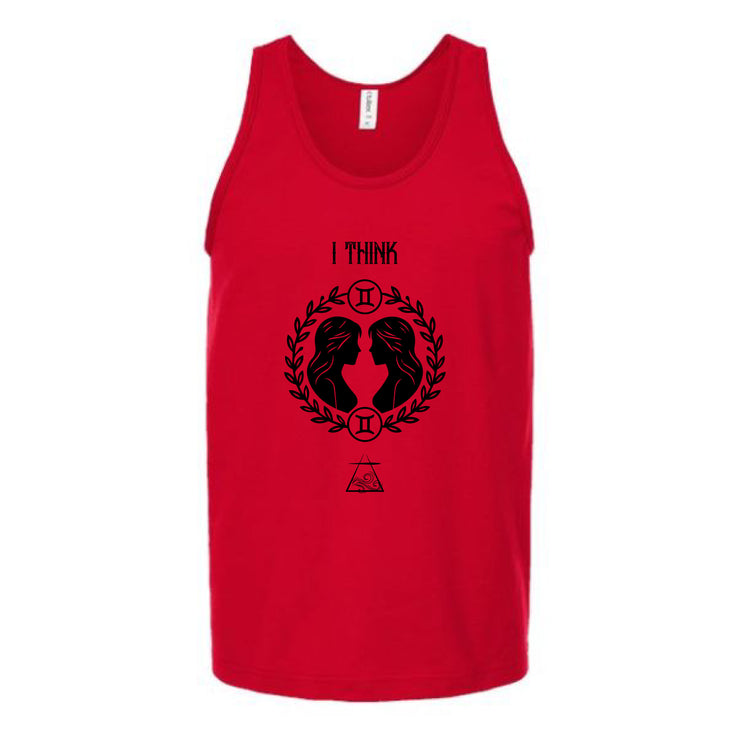 Gemini Motto Unisex Tank Top's Image