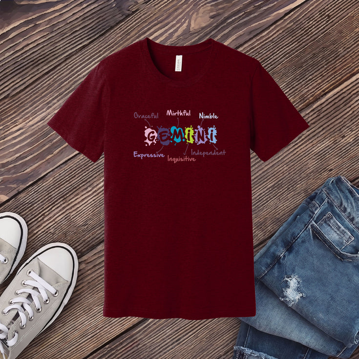Gemini Word Splash T-Shirt's Image