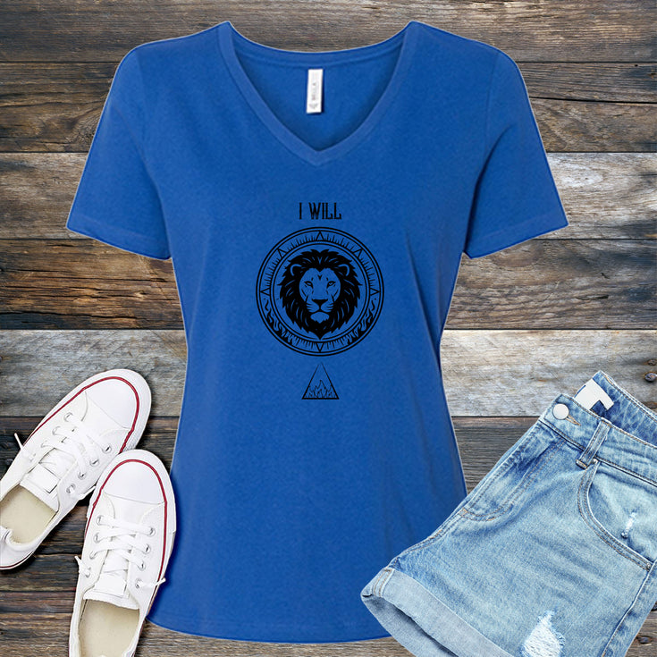 Leo Motto V-Neck's Image