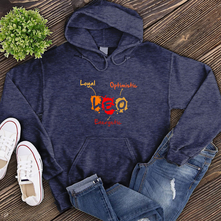 Leo Word Splash Hoodie's Image