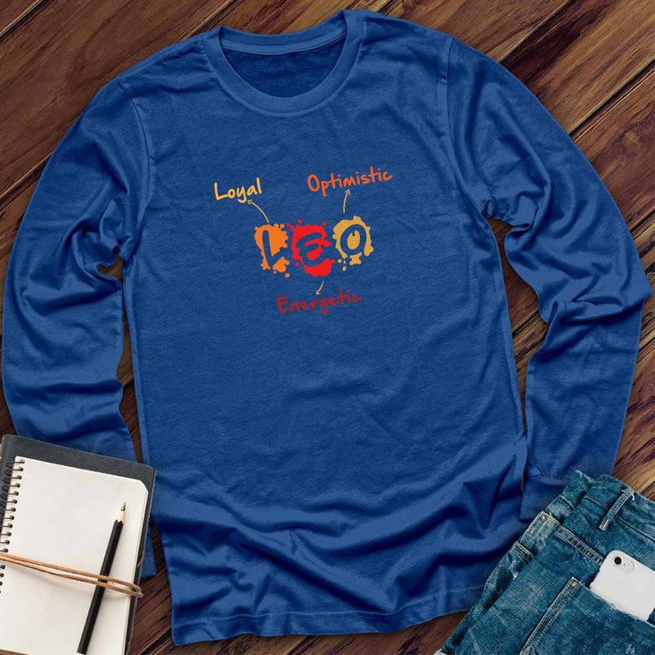 Leo Word Splash Long Sleeve's Image