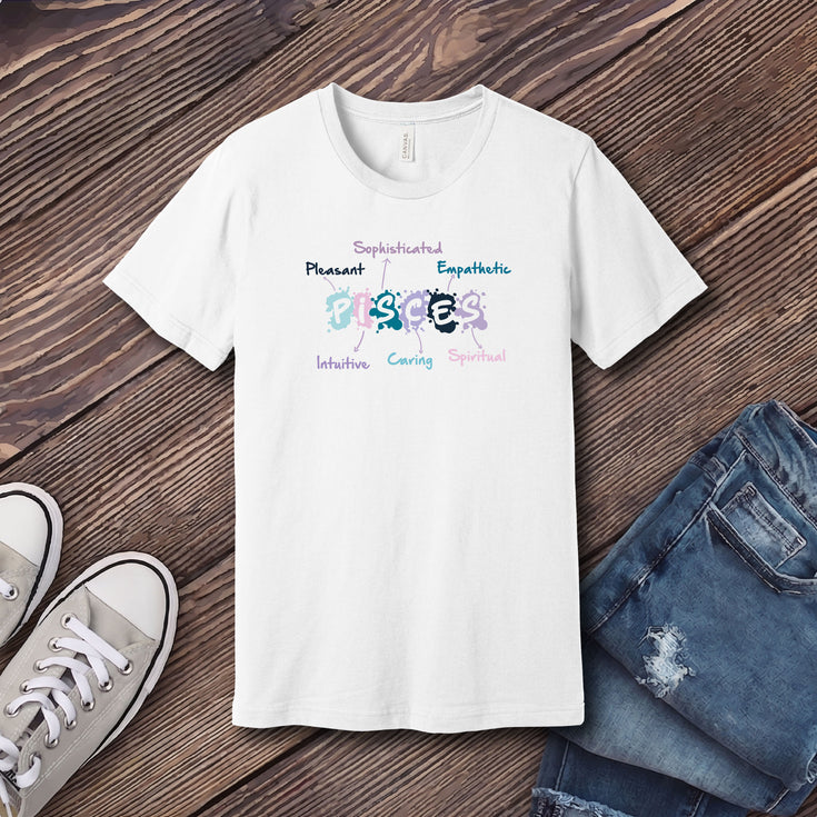 Pisces Word Splash T-Shirt's Image