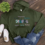 Pisces Word Splash Hoodie's Image