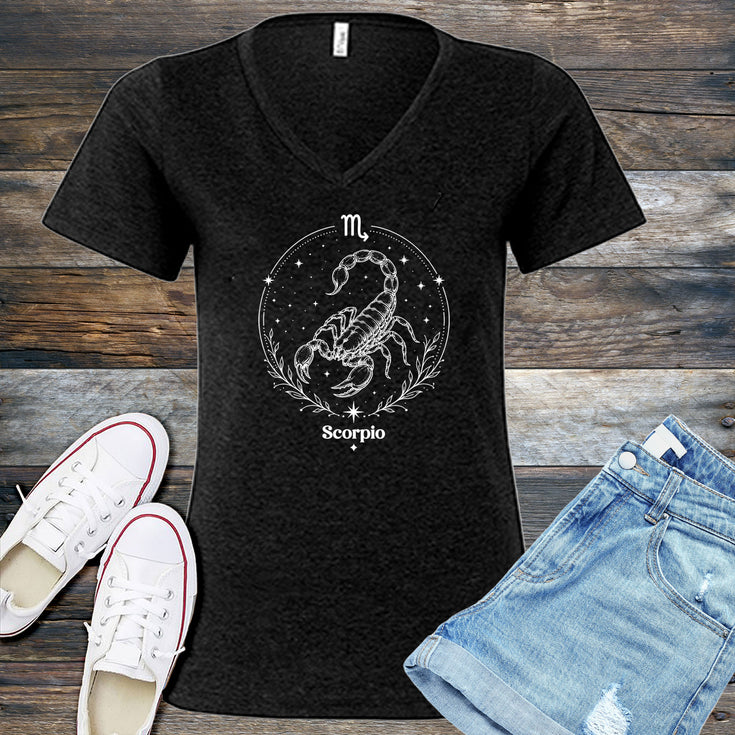Scorpio Starstruck V-Neck's Image