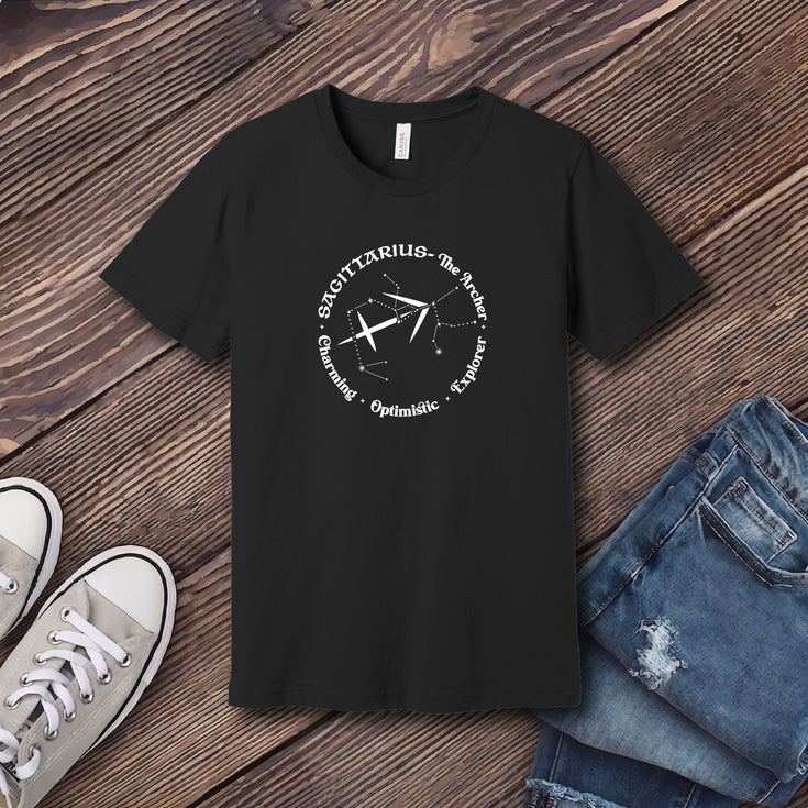 Sagittarius All In A Circle T-Shirt's Image