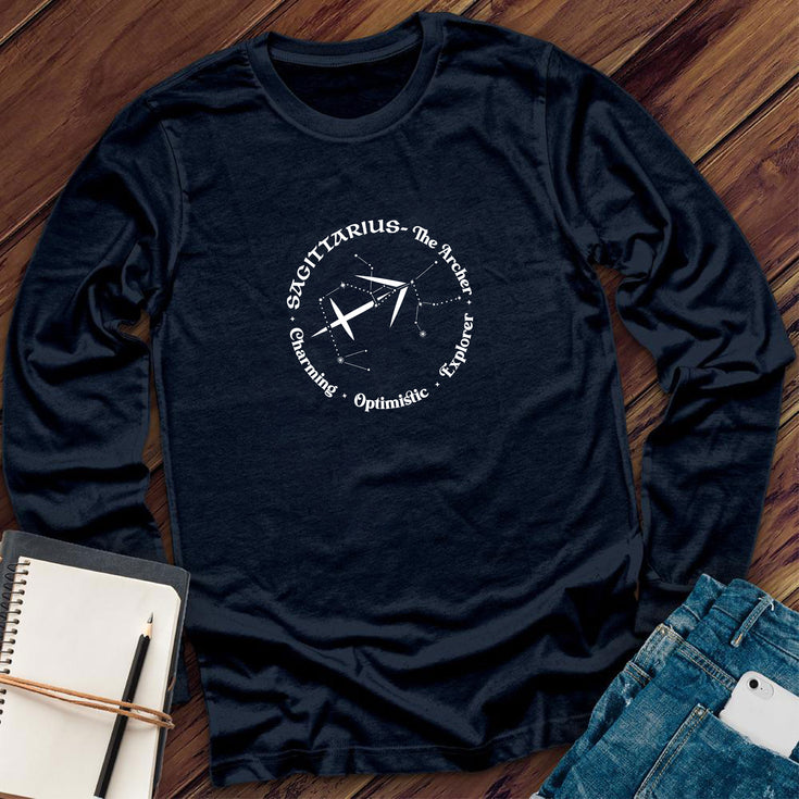 Sagittarius All In A Circle Long Sleeve's Image
