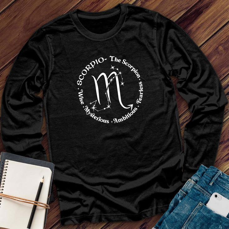 Scorpio All In A Circle Long Sleeve's Image