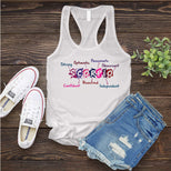 Scorpio Word Splash Women's Tank Top's Image