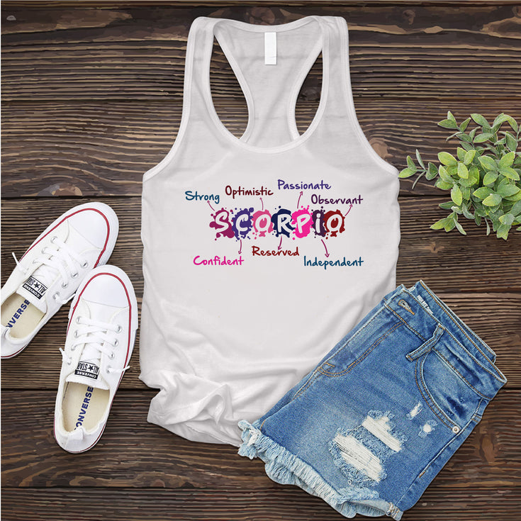 Scorpio Word Splash Women's Tank Top's Image