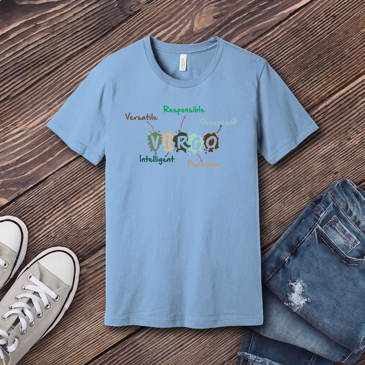 Virgo Word Splash T-Shirt's Image