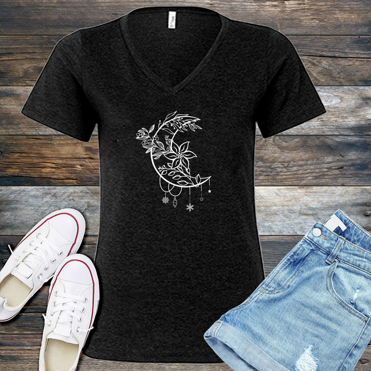 Blooming Moon V-Neck's Image