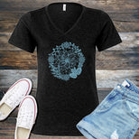 Once Upon a Poinsettia V-Neck's Image