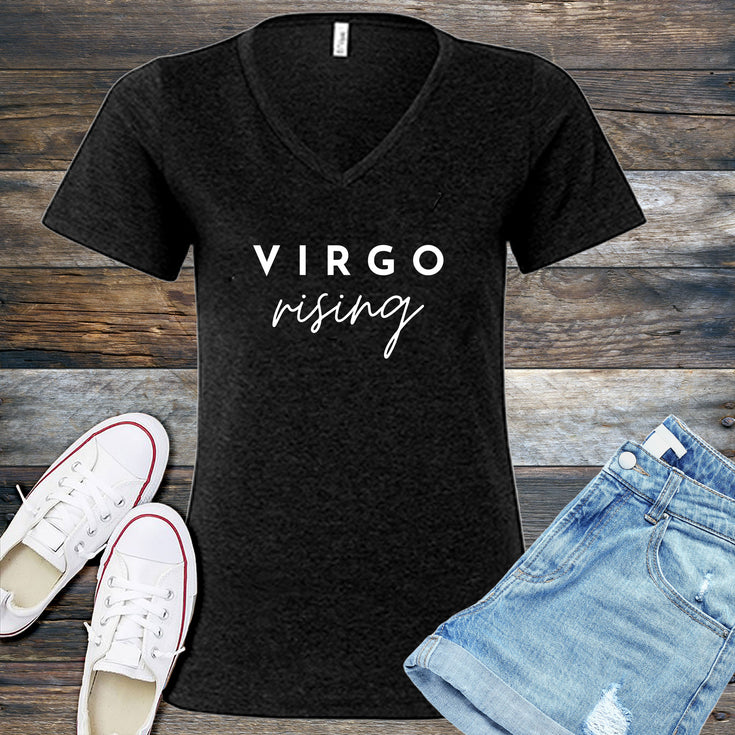 Virgo Rising V-Neck's Image