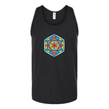Tribal Stained Glass Unisex Tank Top's Image