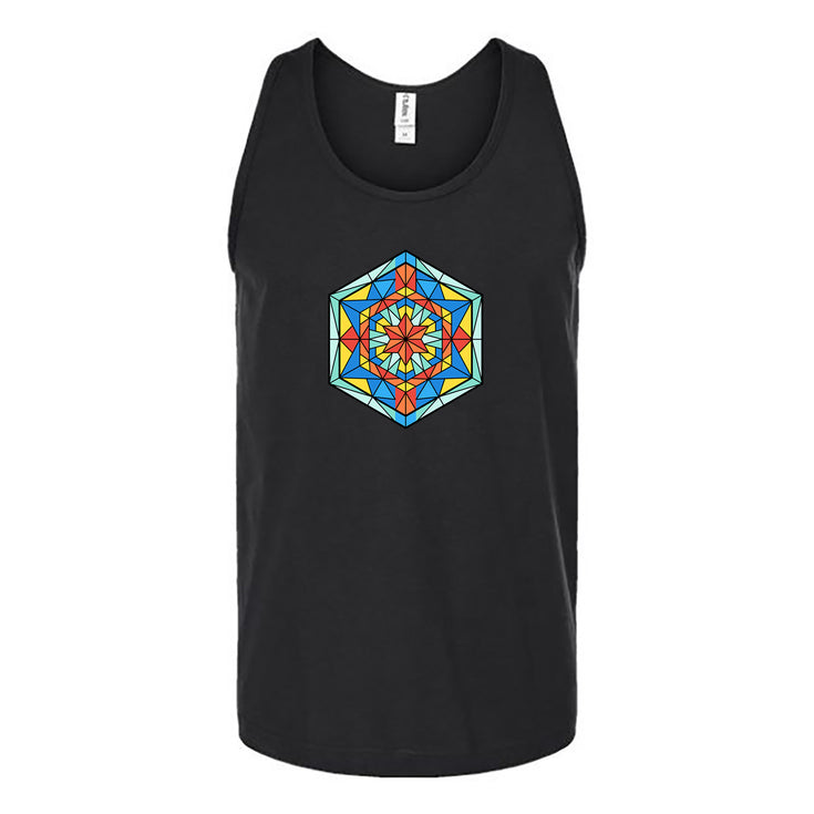 Tribal Stained Glass Unisex Tank Top's Image