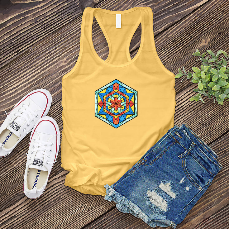 Tribal Stained Glass Women's Tank Top's Image
