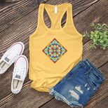 Tribal Stained Glass #2 Women's Tank Top's Image