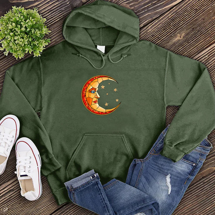 Moon Gazed Stained Glass Hoodie's Image
