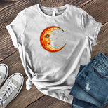 Moon Gazed Stained Glass T-Shirt's Image