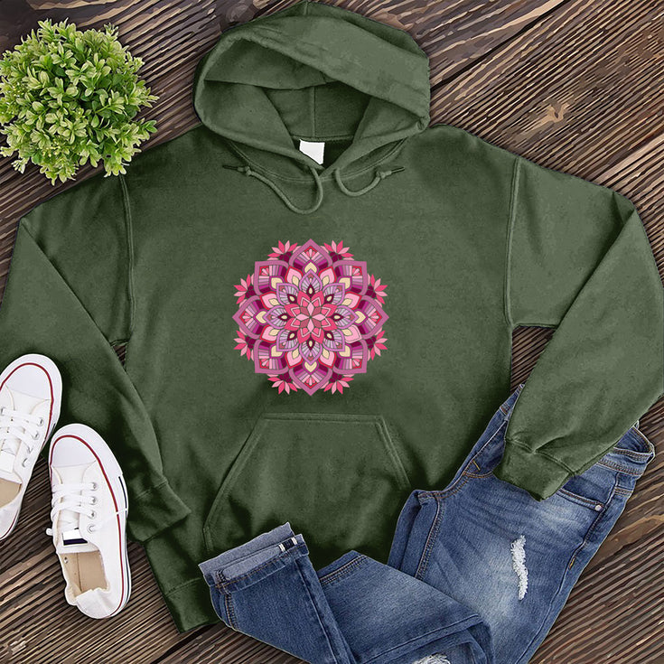 Rosy Spring Stained Glass Hoodie's Image