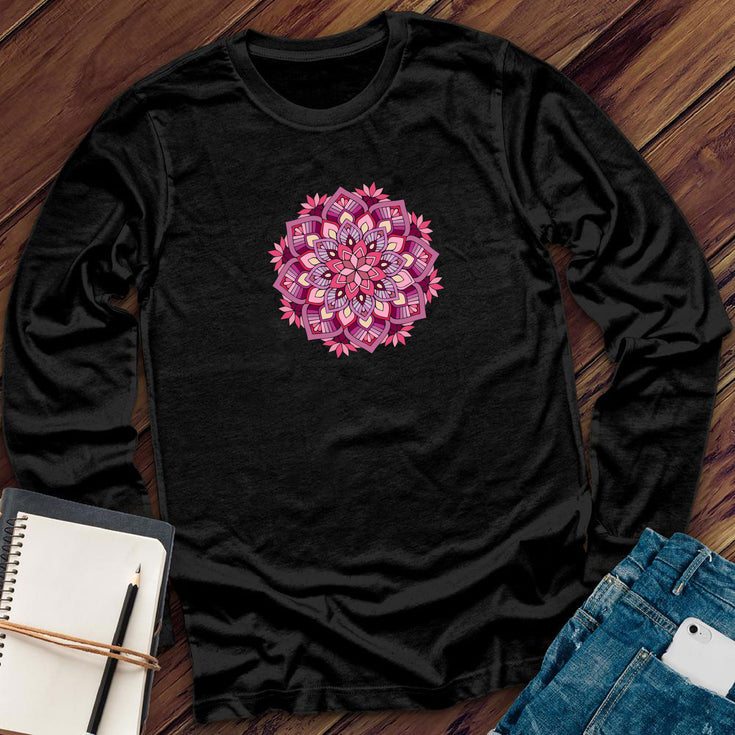 Rosy Spring Stained Glass Long Sleeve's Image