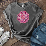 Rosy Spring Stained Glass T-Shirt's Image