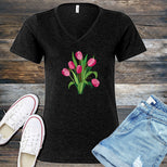 Spring Glass Arrangement V-Neck's Image