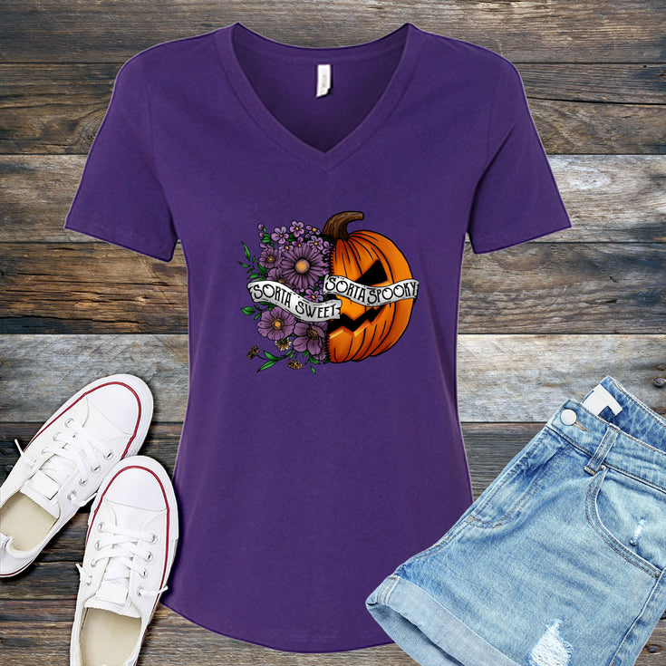 Sorta Sweet Sorta Spooky V-Neck's Image