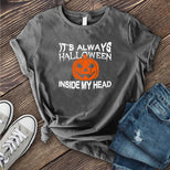 It's Always Halloween Inside My Head T-shirt's Image