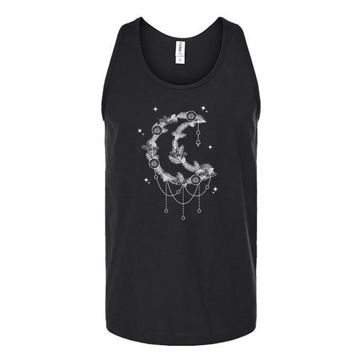 Moonlight Winter Wreath Unisex Tank Top's Image