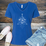 Cosmic Christmas Star V-Neck's Image