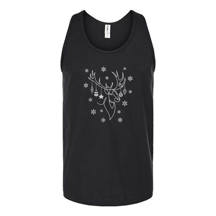 Ornamental Reindeer Unisex Tank Top's Image