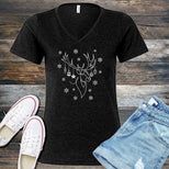 Ornamental Reindeer V-Neck's Image