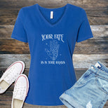 Your Fate is in Your Hands V-Neck's Image