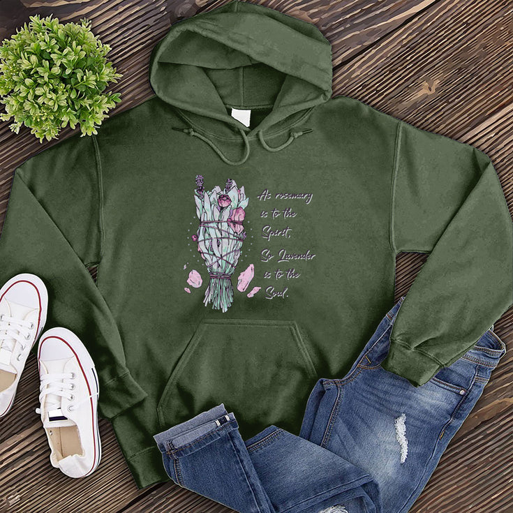 Rosemary Lavender Spirit and Soul Hoodie's Image