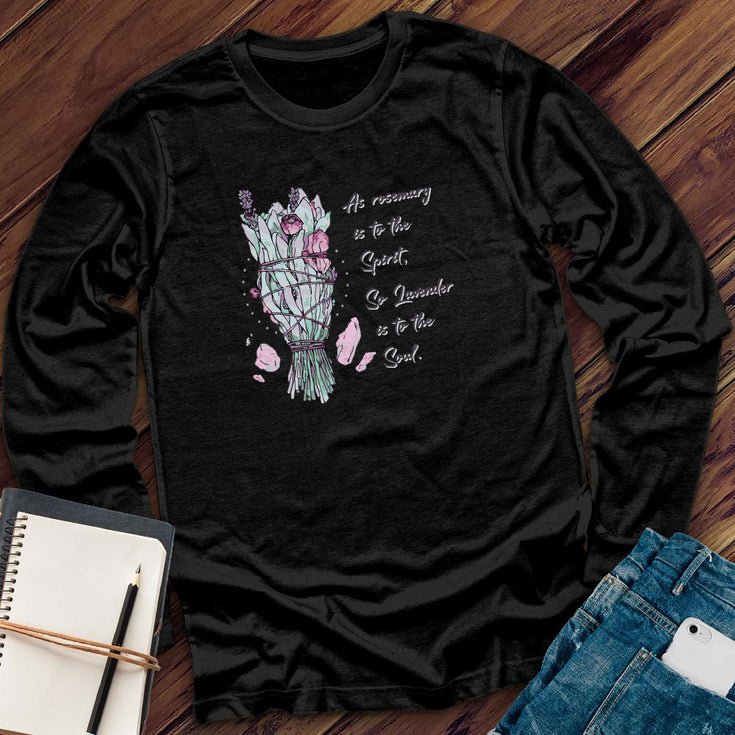 Rosemary Lavender Spirit and Soul Long Sleeve's Image