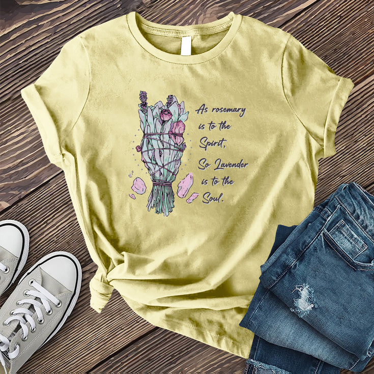 Rosemary Lavender Spirit and Soul T-Shirt's Image