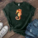 Watercolor Seahorse T-Shirt's Image