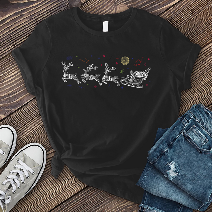 Cosmic Sleigh T-Shirt's Image
