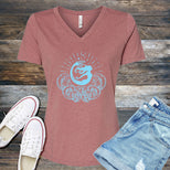 Mermaid Waves V-Neck's Image