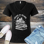 Read in Peace V-Neck's Image