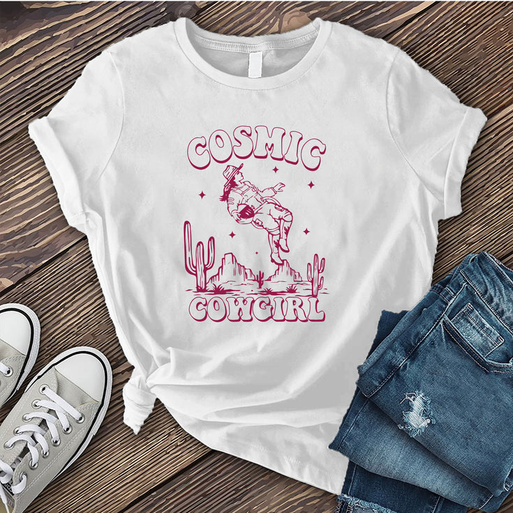 Astronaut Cosmic Cowgirl T-shirt's Image