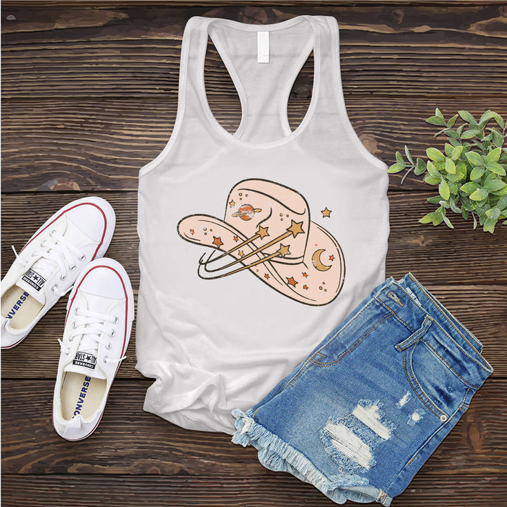 Cowgirl Cosmic Hat Women's Tank Top's Image