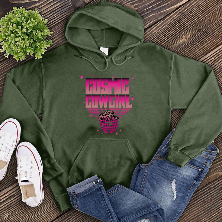 Cosmic Cowgirl Disco Ball Hoodie's Image
